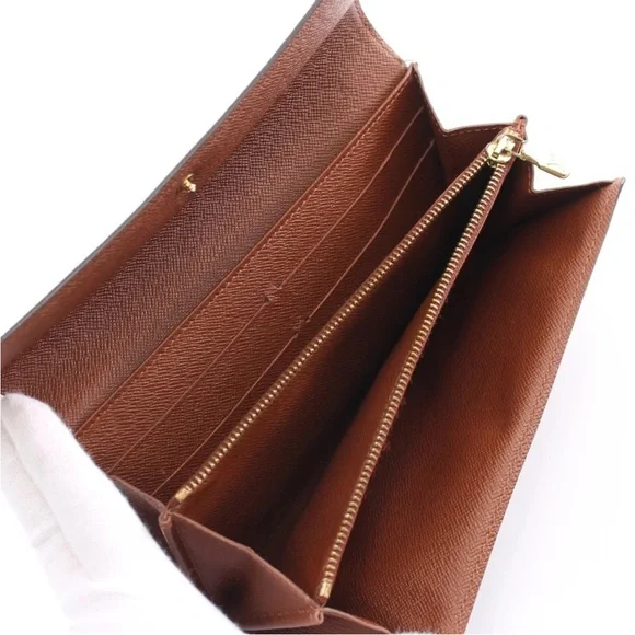 Louis Vuitton Monogram Sarah Wallet - Made in France - Authentic - Picture 3 of 8